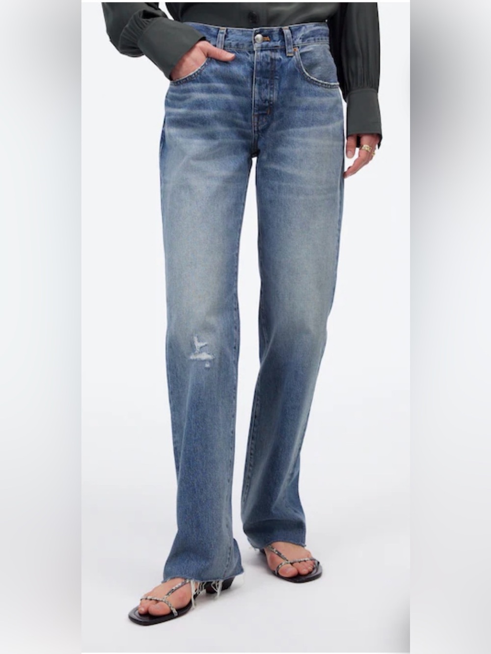 Madewell The Dean Easy straight Jean, women’s size 25